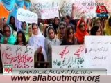MQM Hyderabad Zone protest against Black-Law Sindh LGO 2013 at Hyderabad press club