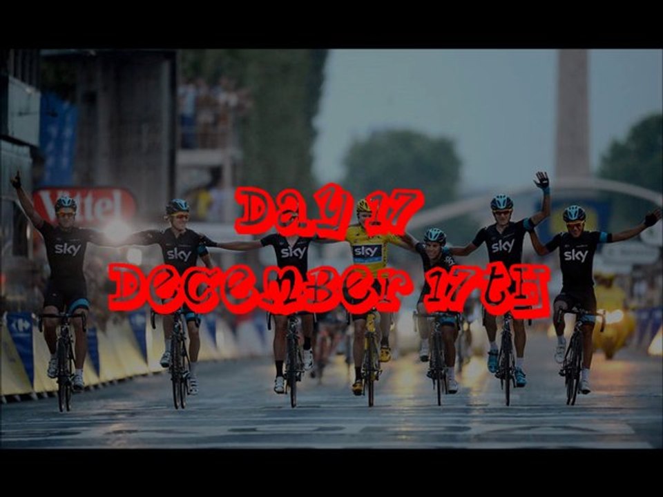 Advent Calendar Day 17 - Froome Wins Le Tour De France