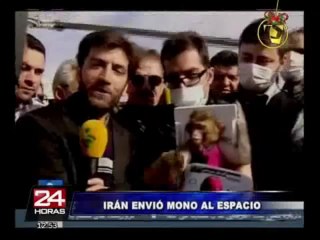 Irán envió segundo mono astronauta al espacio y regresó con vida