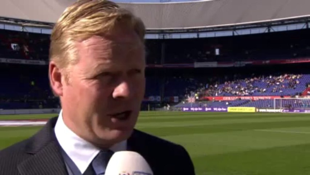 16-10-2011 Ronald Koeman vooraf aan Feyenoord - VVV Venlo