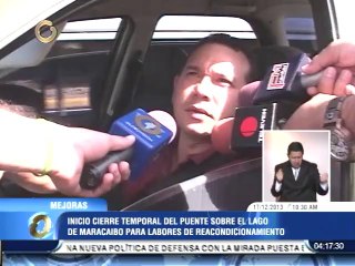 Por rehabilitación, cierran puente sobre el lago desde este martes en la madrugada