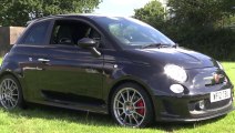 Abarth 500 Esseesse in Black with Titanium alloys and Monza exhaust