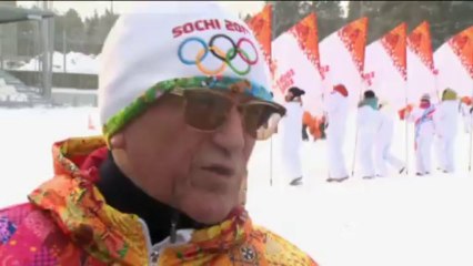 Sochi 2014 - La torcia olimpica viaggia su cammello