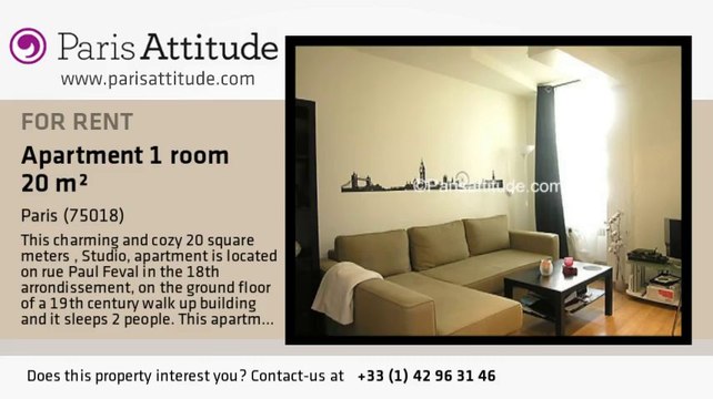 Studio Apartment for rent - Sacré Cœur, Paris - Ref. 7514