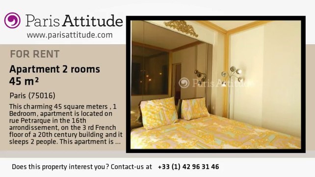 1 Bedroom Apartment for rent - Trocadéro, Paris - Ref. 8787