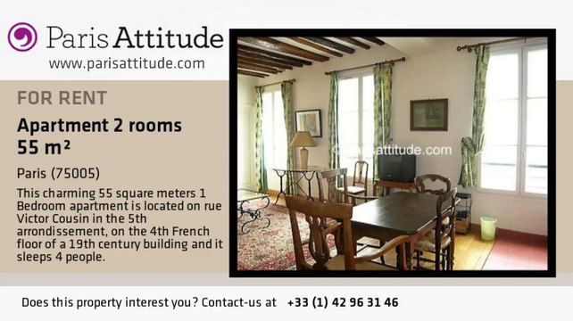 1 Bedroom Apartment for rent - Panthéon/Sorbonne, Paris - Ref. 2228