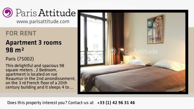 2 Bedroom Apartment for rent - Montorgueil, Paris - Ref. 7788