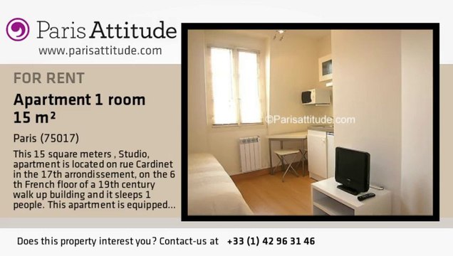 Studio Apartment for rent - Wagram, Paris - Ref. 3223