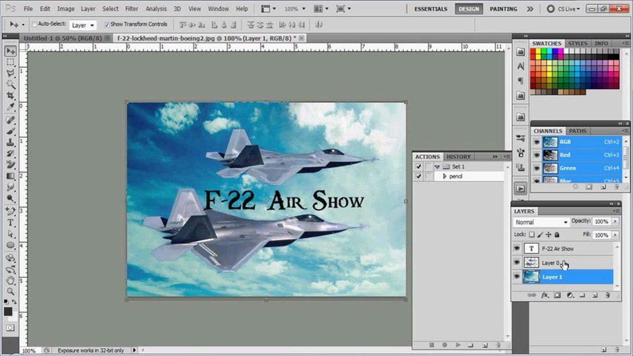 Photoshop Tutorial How to get rid of a background the easy way.