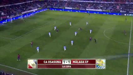 Copa Del Rey  Osasuna 1 Málaga 1
