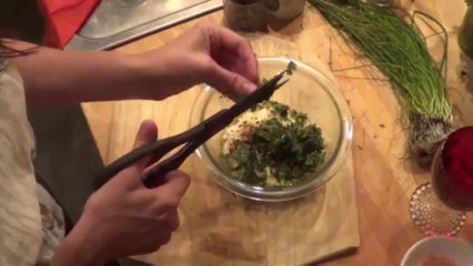 Crispy Cauliflower & Cilantro Dip
