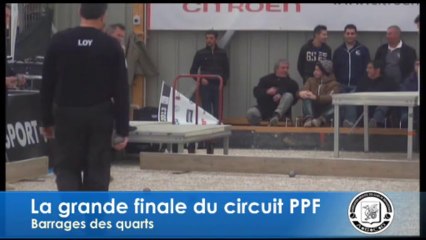 Quart du PPF à pétanque : HUREAU vs QUINTAIS