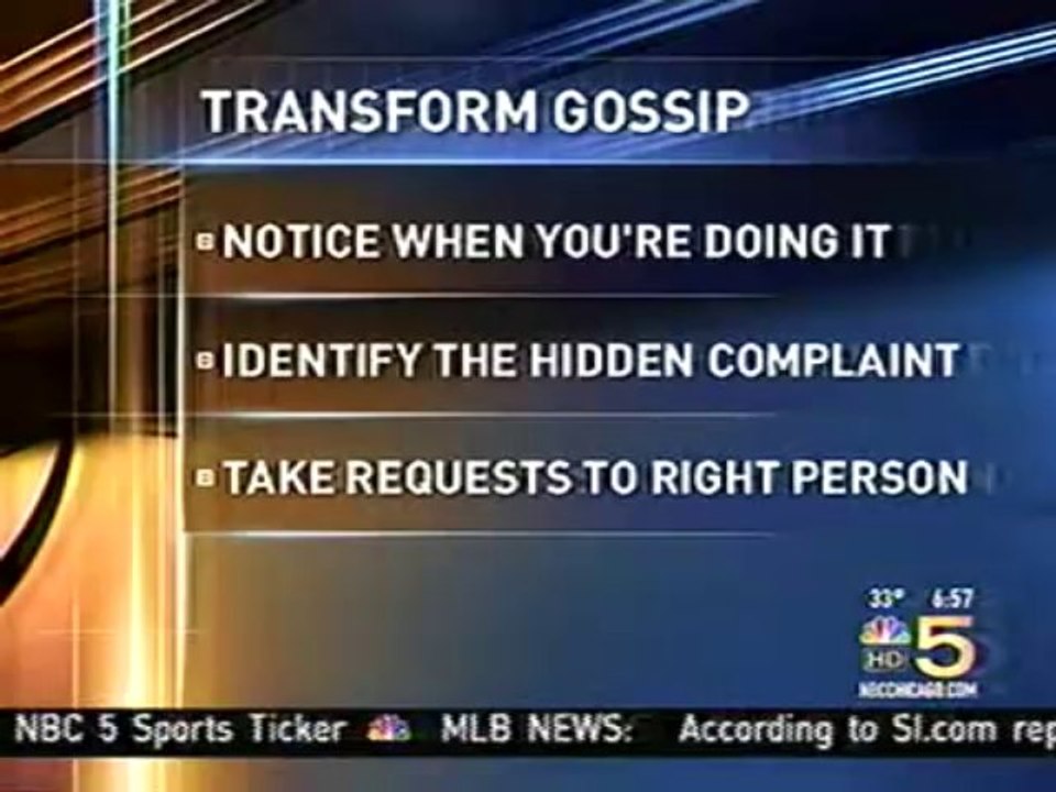 Landmark Education's Deb Beroset on NBC Chicago re- gossip