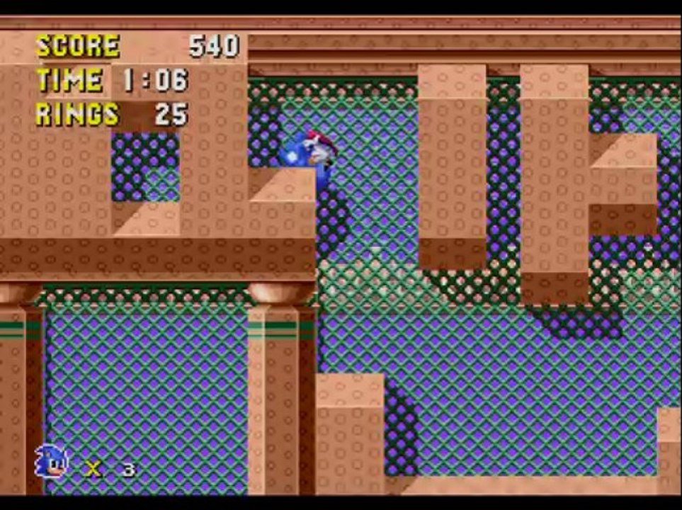 Sonic 1 Pixel Perfect - Spring Yard Zone act 1