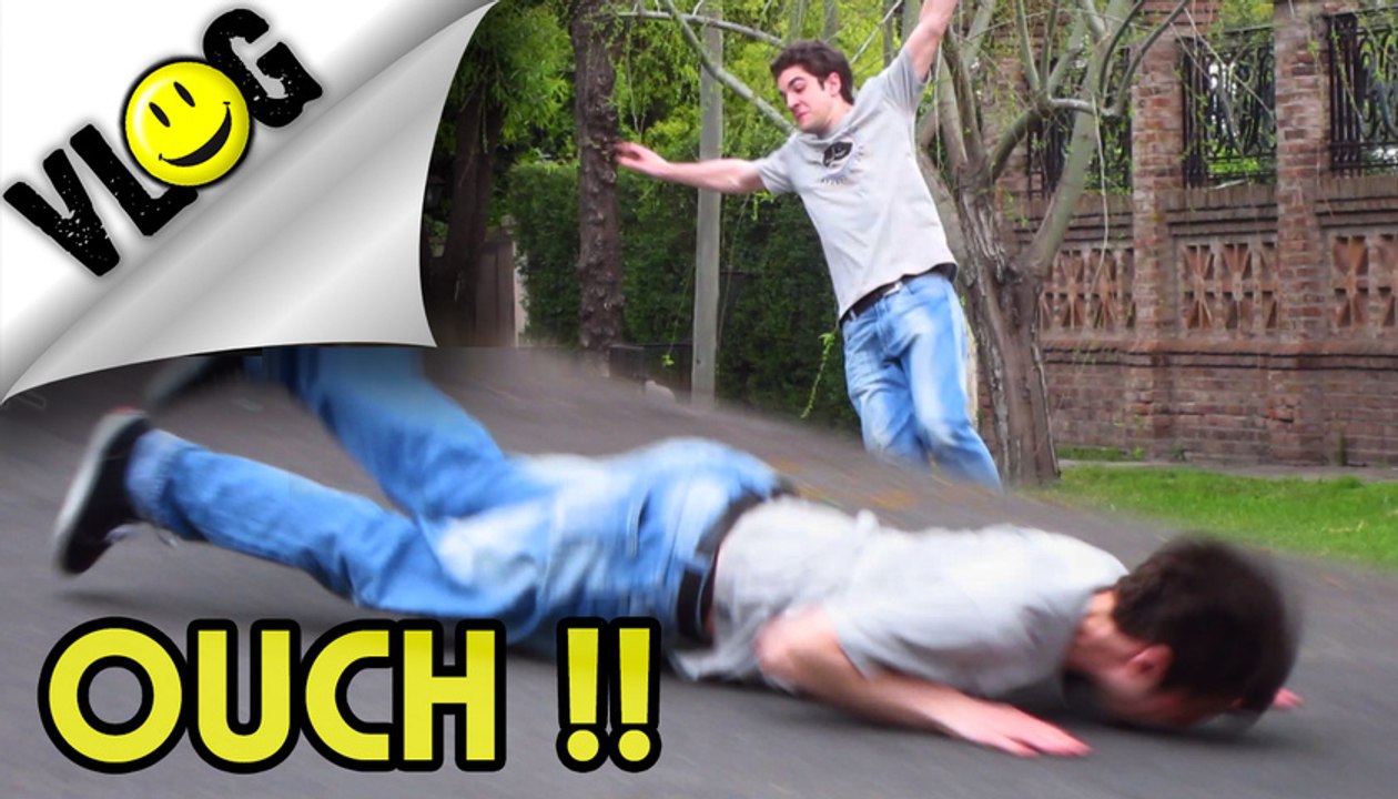 TERRIBLE SKATEBOARD FACEPLANT!!   | Argentinian Speaking English - VLOG #45