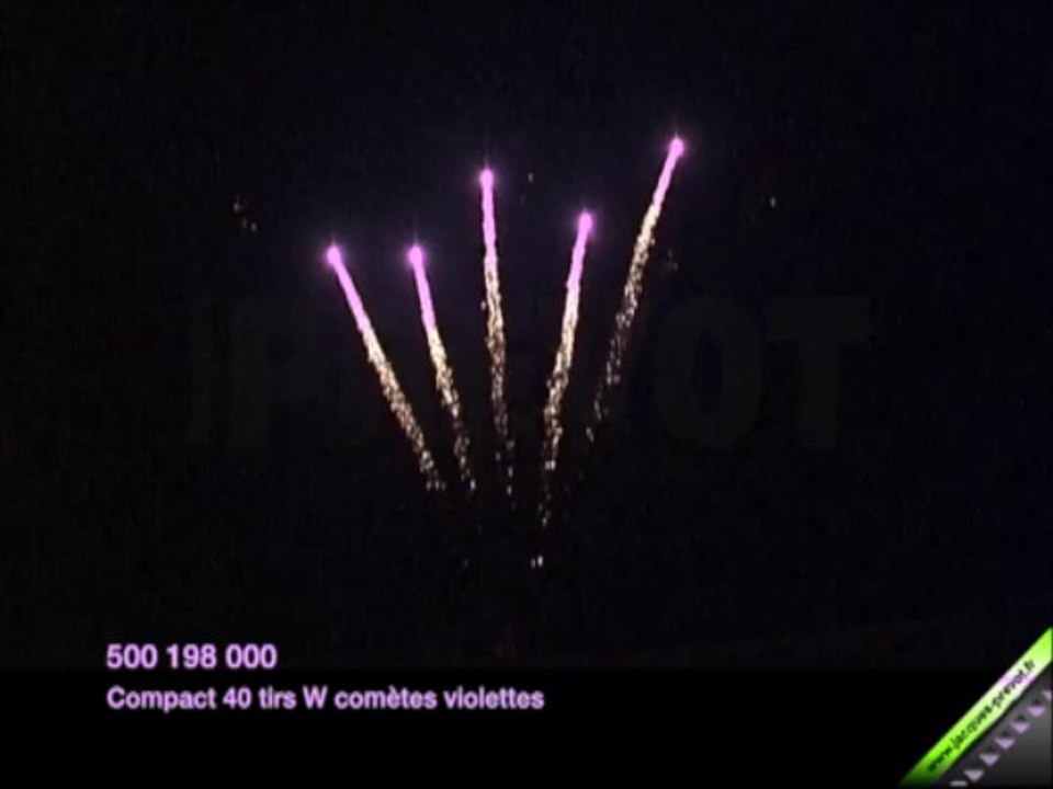 Compact 40 tirs W comètes Violet