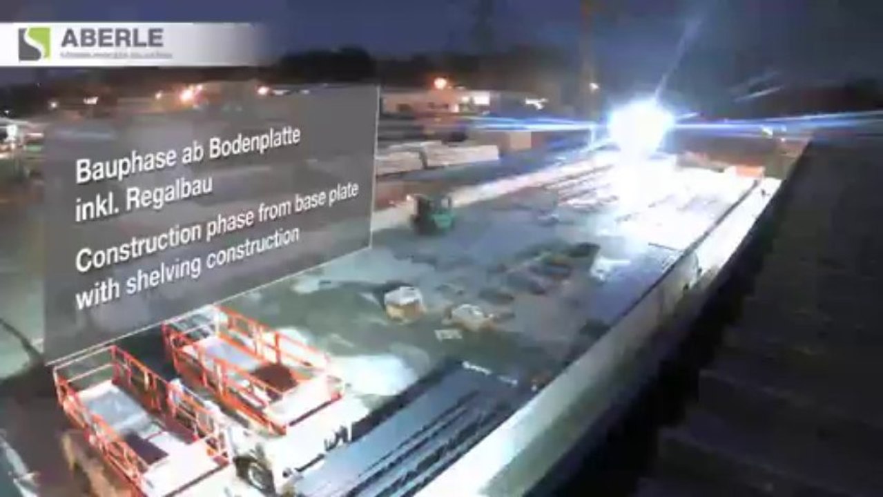 Aberle baut Palettenlager als Generalunternehmer