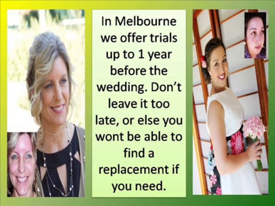 Right Bridal Makeup Artist in Melbourne
