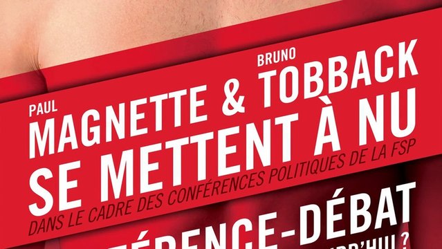 Paul Magnette et Bruno Tobback se mettent à nu