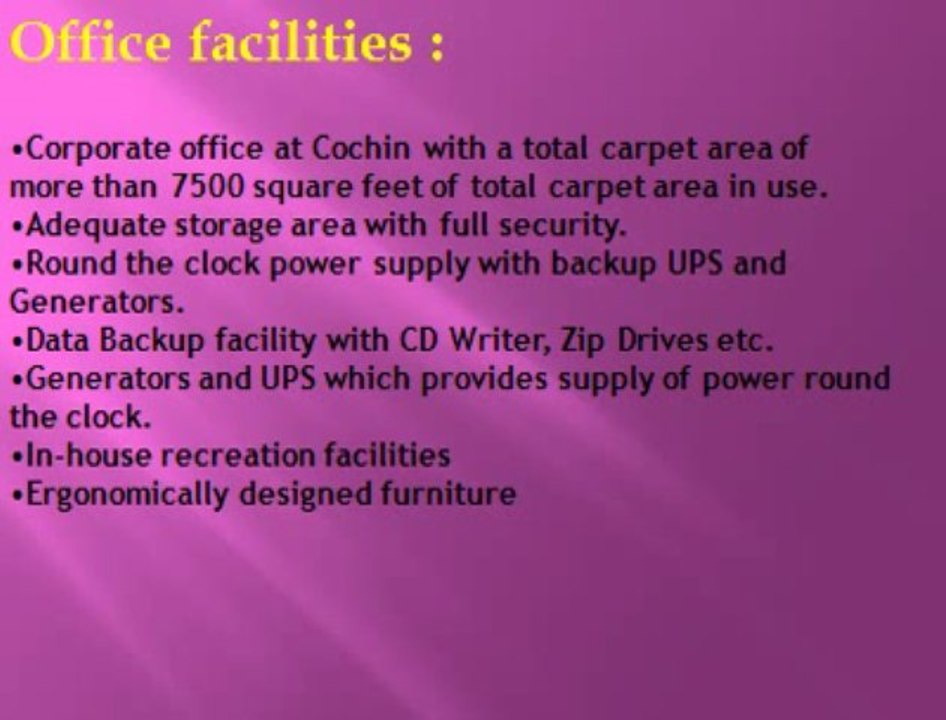 Data Entry Bpo Infrastructure