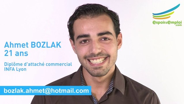 Espoir d'emploi - métiers de la restauration - CV vidéo