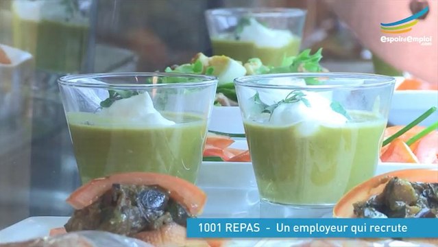 Espoir d'emploi - métiers de la restauration - 1001 repas, un employeur qui recrute
