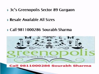 2bhk 1297sqft 3c's Greenopolis Sector 89 Gurgaon Call 9811000286 Sourabh Sharma