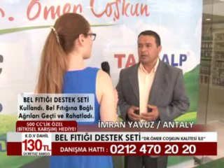 Dr. Ömer Coşkun Güvencesiyle ''Bel Fıtığı Destek Seti''