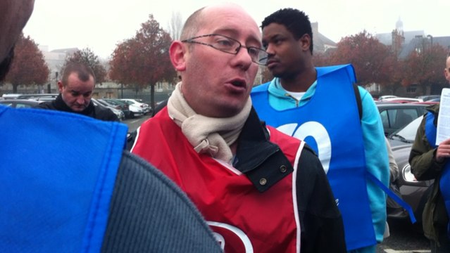 Manifestation des surveillants de la prison d'Alençon