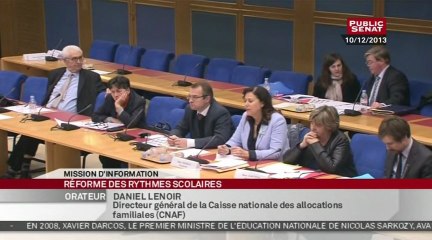 Mission commune d'information sur les rythmes scolaires - Audition