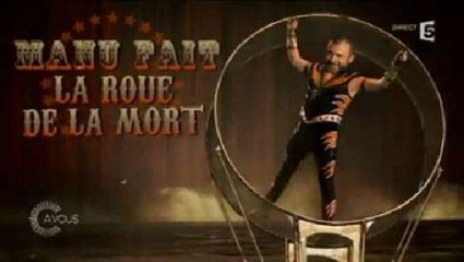 "C à vous" : Emmanuel Maubert a testé la "Roue de la mort" !