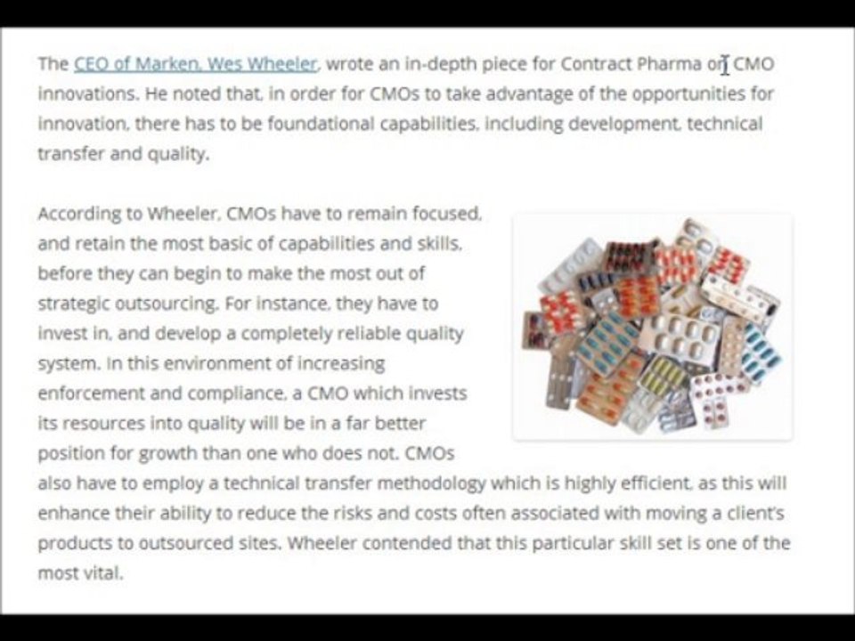 A guide to the most crucial requirements for innovation in contract manufacturing l Wes Wheeler