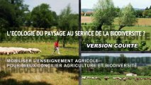 L’Ecologie du paysage au service de la Biodiversité ? VERSION COURTE