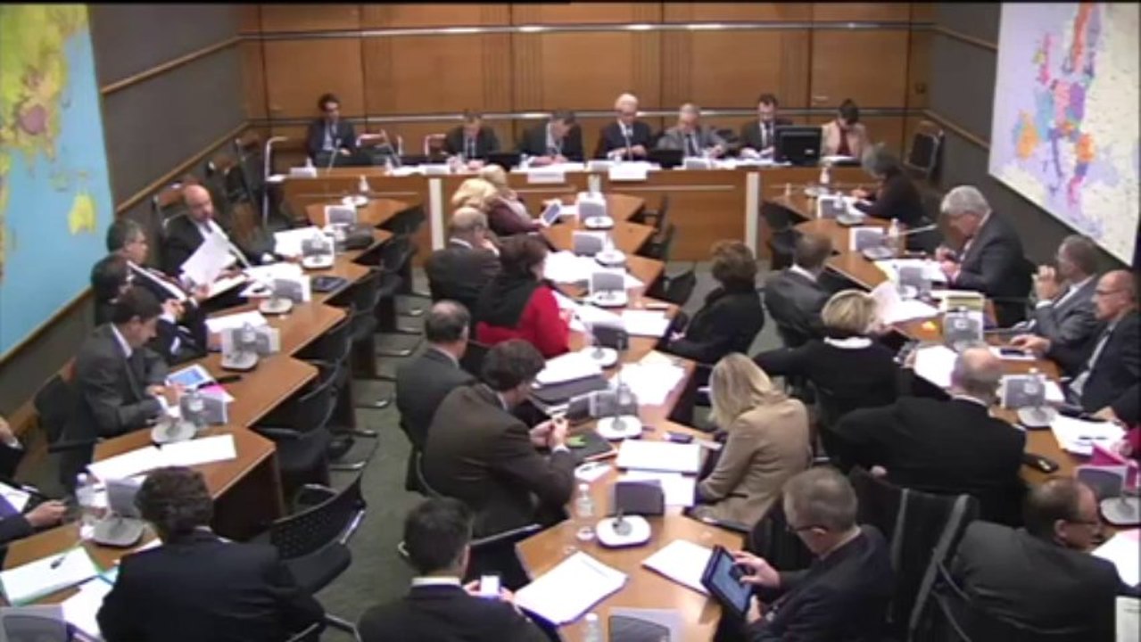 Commission du développement durable auditionnne Rémi_Pauvros surCanal Seine Nord