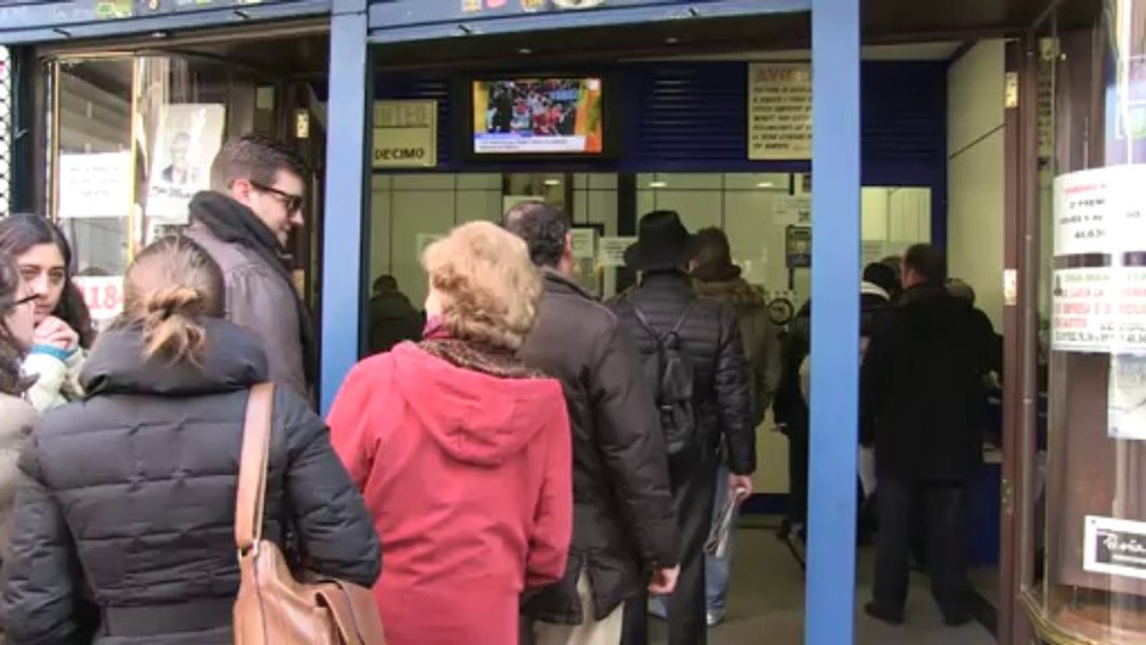 Hoffen auf das große Los zu Weihnachten