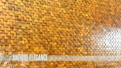 Gạch mosaic gỗ - Sự lựa chọn tinh tế trong kiến trúc nội thất