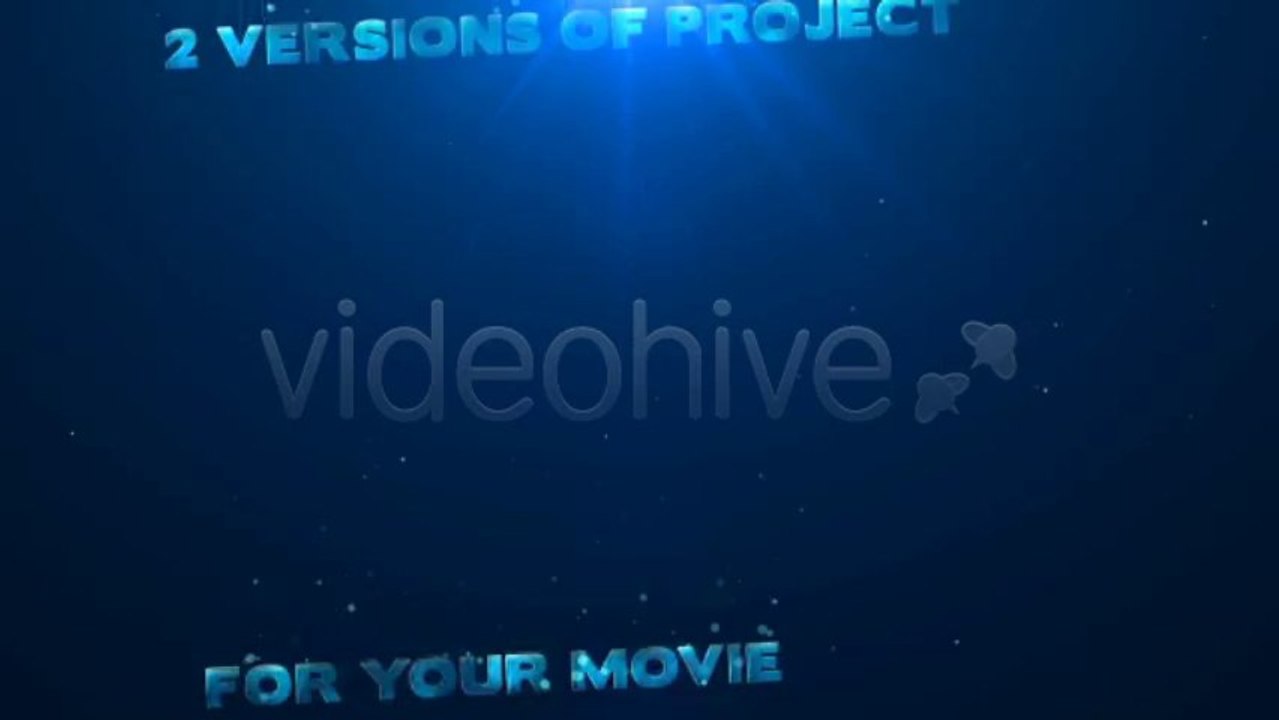 Aqua Titles - After Effects Template