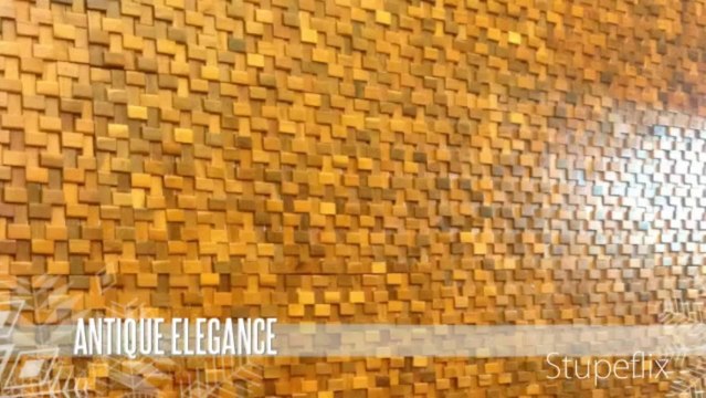 Gạch mosaic gỗ - Sự lựa chọn tinh tế trong kiến trúc nội thất