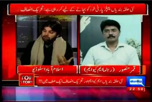 Dunya Top Story Sami Ibrahim Local Body Election and Karachi Mayor MQM Qamar Mansoor (17 Dec 2013)