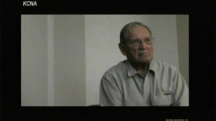 American arrested in North Korea shown reading apology