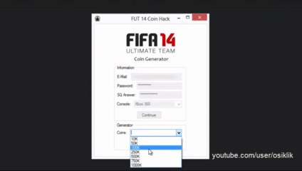 FREE Fifa 14 Ultimate Team Coin Hack Tool 2013