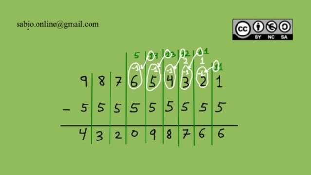 Resta de números decimales