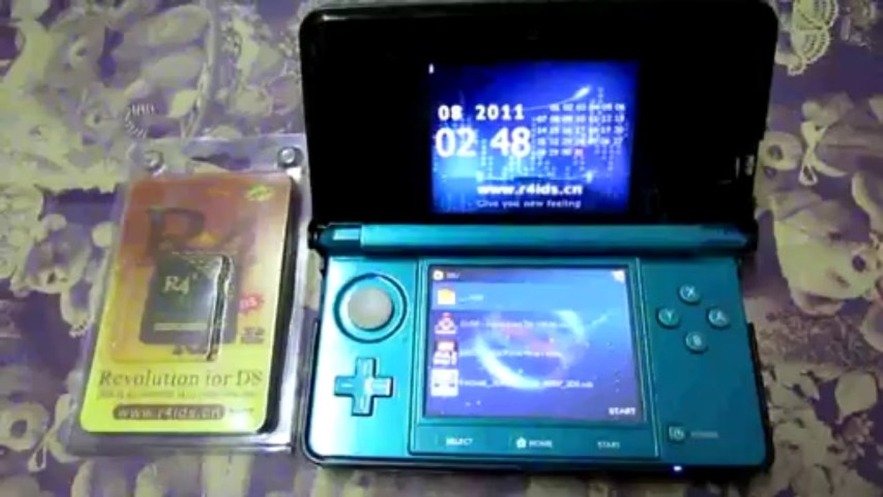 R4i Gold 3DS RTS carte fonctionne directement sur 3DS 7.1.0-14E sans mise à jour firmware