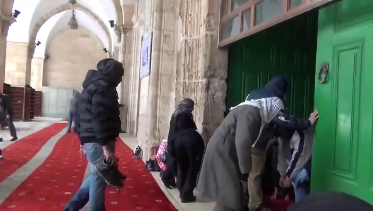 Snow on the Al-Aqsa Mosque