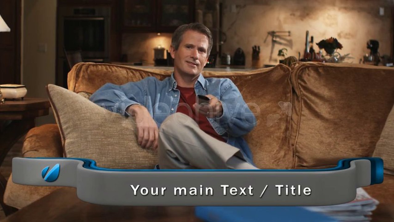 Ribbon Lower Third - After Effects Template