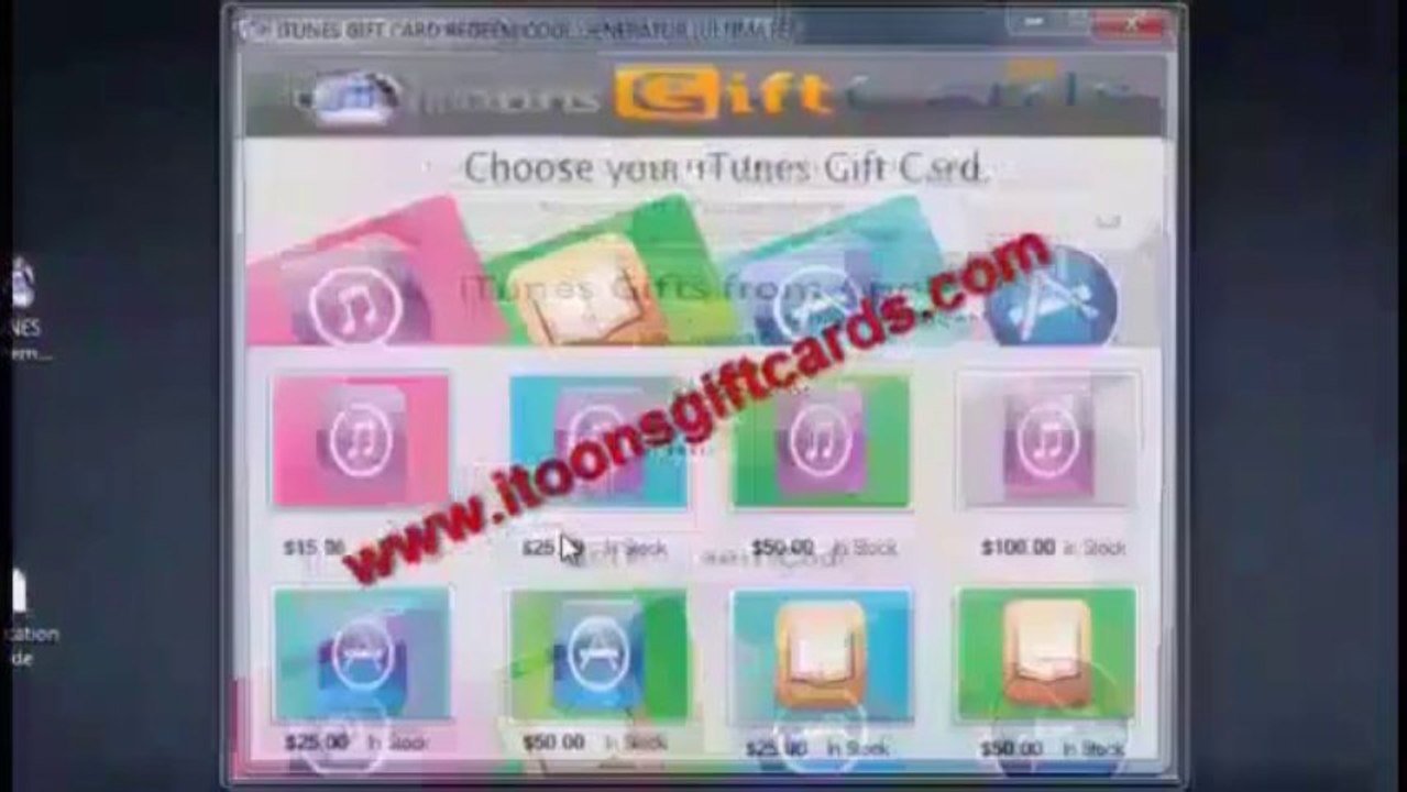 FREE iTunes Gift Card Code Generator Download Working December  2013