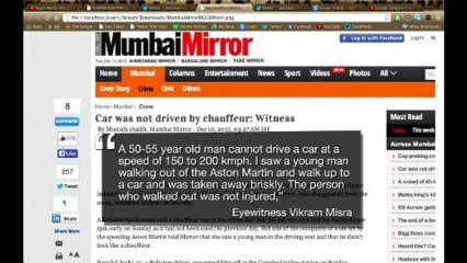 #AJStream leads: Mumbai hit and run incident generates controversy in India;  Google releases its trends report.