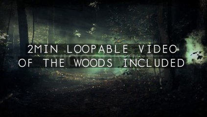 Dark Woods and Text - After Effects Template