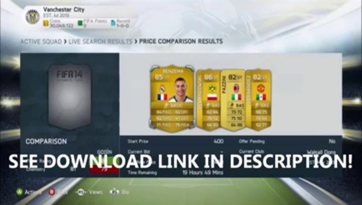 FIFA 14 Ultimate Team Coin Generator [LEGIT] December 2013]