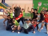 BHUL 71_ Cheerleading CĐ Bách Việt tập luyện